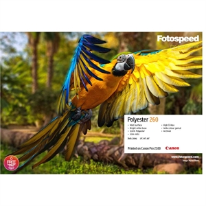 Fotospeed Polyester (Matt) 260 g/m² - 24" x 30 metriä