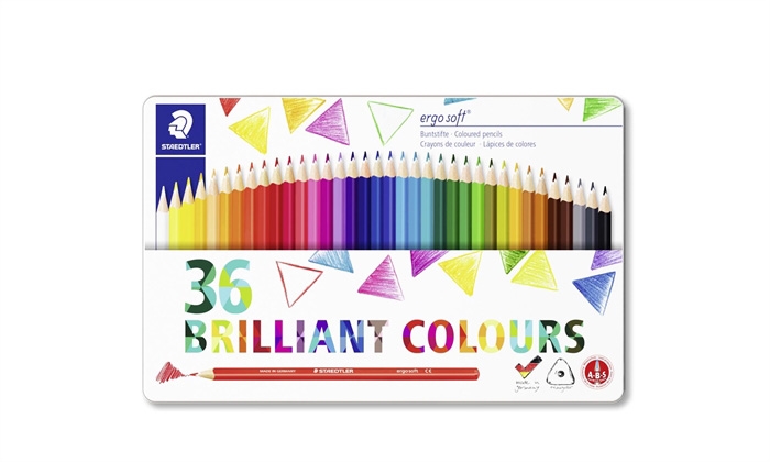 Staedtler Crayon Ergosoft Ass (36)