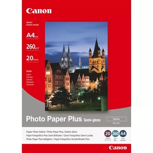 Canon SG-201 Photo Plus Semi-gloss 260g/m² - A4, 20 ark