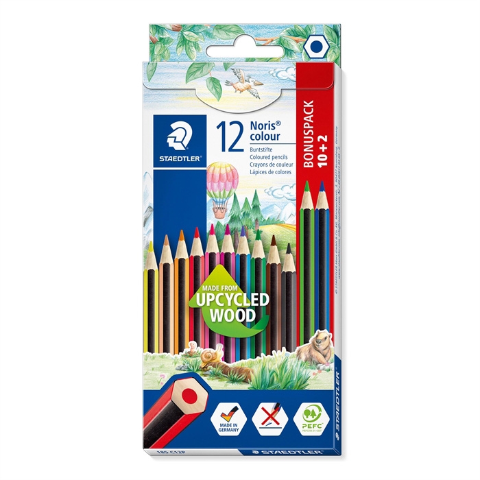 Staedtler Crayon Noris Yleisykled Wood Ass (10+2)