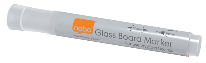 Nobo WB merkitsee T/Glassboard Pyöreä 3 mm valkoinen (4)