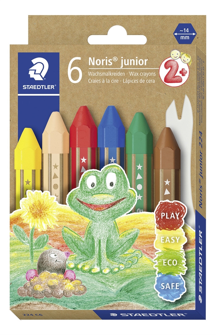 Staedtler Wax Colors Noris Junior Ass (6)