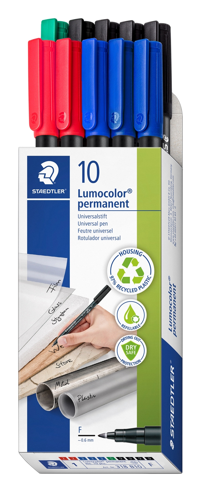 Staedtler Mark LuMocolor Perm 0,6 mm perse (10)