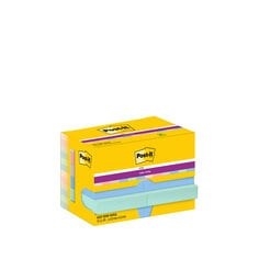 3M Post-IT -muistiinpanot Super Sticky Soulful 47.6 x 47,6 mm, - 90 arkkia - 12 pakkaus