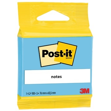 3m post-it sininen 63,5 x 76 mm, 100 arkkia