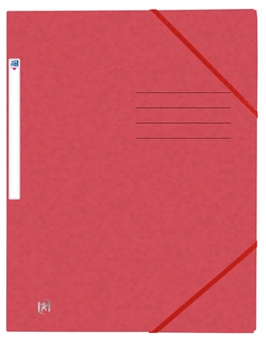 Oxford -tiedosto+ kokoelma A4, tummanpunainen