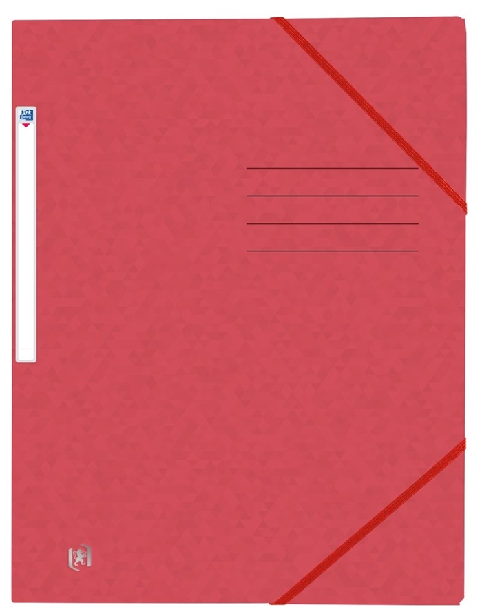 Oxford -tiedosto+ kokoelma A4, tummanpunainen