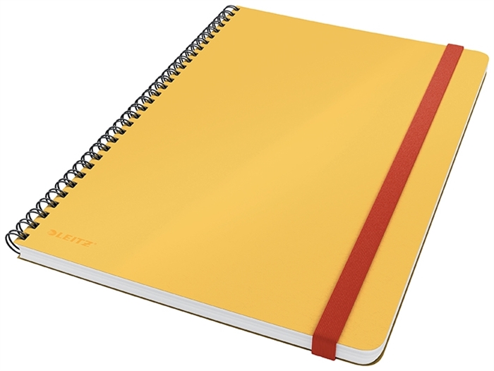 Leitz Notepad Cozy Spiral L Kva 80 arkkia 100 g keltaista