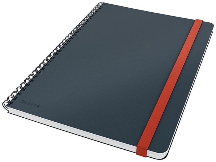 Leitz Notepad Cozy Spiral L Kva 80 arkkia 100 g harmaa