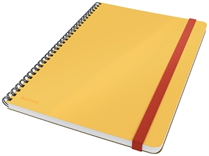 Leitz Notepad Cozy Spiral L Linj 80 -levyt 100 g keltainen