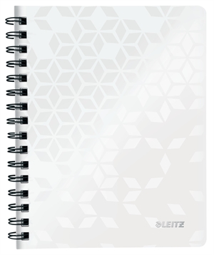 Leitz Notepad WOW PP A5 w/reikä Lin 80ark White