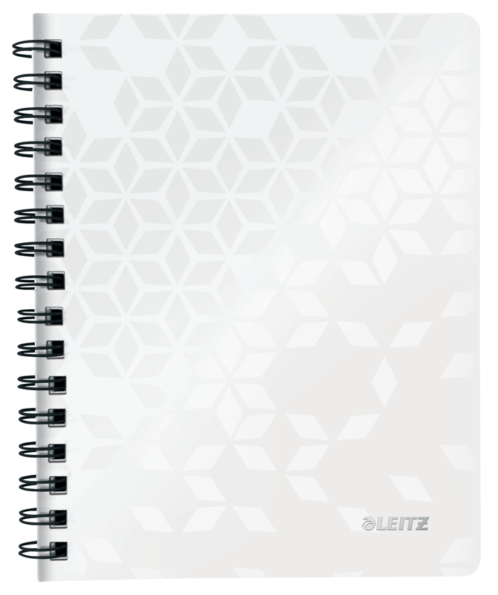 Leitz Notepad WOW PP A5 w/reikä Lin 80ark White