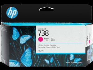 HP 738 130 ml magenta DesignJet mustekasetti