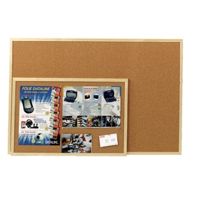 Esselte Bulletin Board Cork w/Wounam Economy 40x60