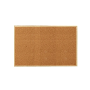 Esselte Bulletin Board Cork w/puinen runko jalusta 40x60