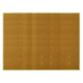Esselte Bulletin Board Cork w/puinen runko jalusta90x120