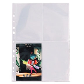 Esselte Photo Pocket 80M PP Glass Clear 10x15 A4 (10)