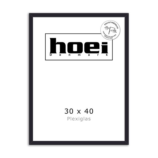 Sorter puukehykset valokuvaa ja julisteita varten 30 x 40 - PLEXI cm