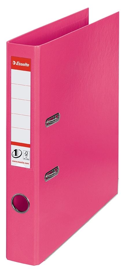 Esselte -kirjetilaus NO1 Power PP A4 50mm Fuksia