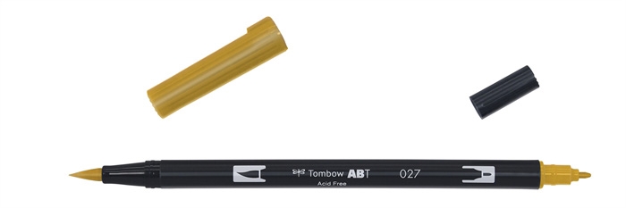 Tombow Mark Abt Dual Brush 027 Dark Ocher