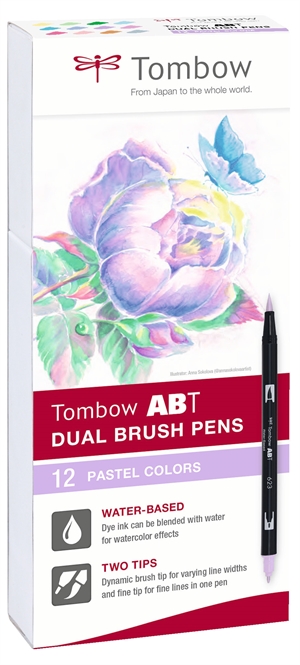 Tombow Mark Abt Dual Brush 12p-2 pastelli (12)