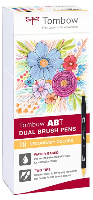 Tombow Mark Abt Dual Brush 18P-2 Basic 2 (18)