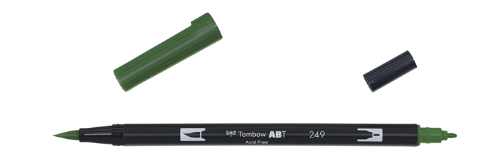 Tombow Mark Abt Dual Brush 249 Hunter Green