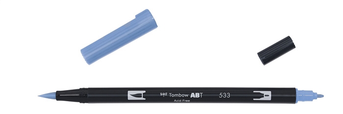 Tombow Mark Abt Dual Brush 533 Peacock Blue