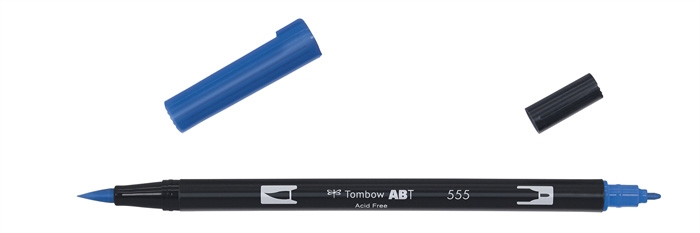 Tombow Mark Abt Dual Brush 555 Ultramarine