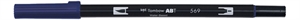 Tombow Mark Abt Dual Brush 569 Jet Blue