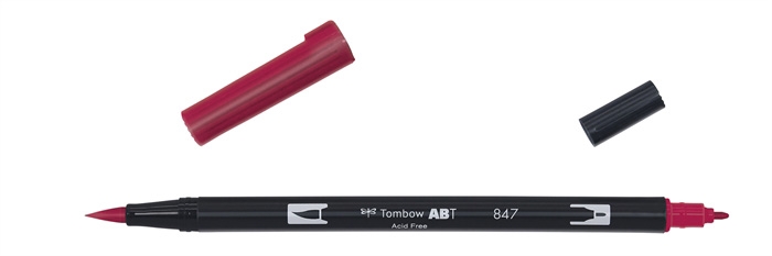 Tombow Mark Abt Dual Brush 847 Crimson