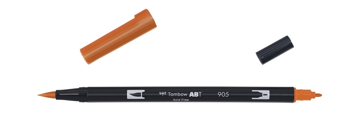 Tombow Mark Abt Dual Brush 905 Punainen