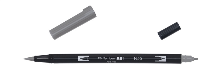 Tombow Mark Abt Dual Brush N55 Cool Grey 7