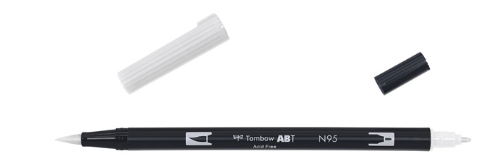 Tombow Mark Abt Dual Brush N95 Cool Grey 1