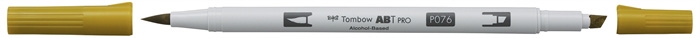 Tombow Mark Alkoholi Abt Pro Dual Brush 076 Vihreä ocher