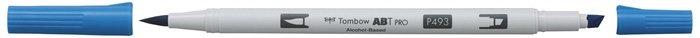 Tombow Mark Alkoholi Abt Pro Dual Brush 493 Reflex Blue