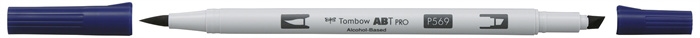 Tombow Mark Alkoholi Abt Pro Dual Brush 569 Jet Blue