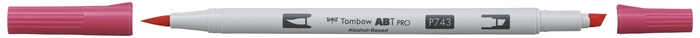 Tombow Mark Alkoholi Abt Pro Dual Brush 743 Hot Pink