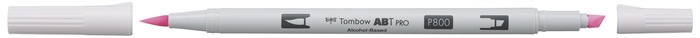 Tombow Mark Alkoholi Abt Pro Dual Brush 800 vaaleanpunainen