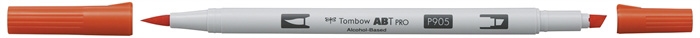Tombow Mark Alkoholi Abt Pro Dual Brush 905 Punainen