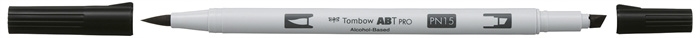 Tombow Mark Alkoholi Abt Pro Dual Brush N15 Musta