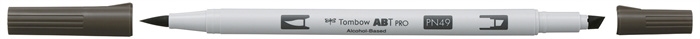 Tombow Mark Alkoholi Abt Pro Dual Brush N49 Lämmin harmaa 8
