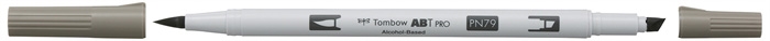 Tombow Mark Alkoholi Abt Pro Dual Brush N79 Lämmin harmaa 2
