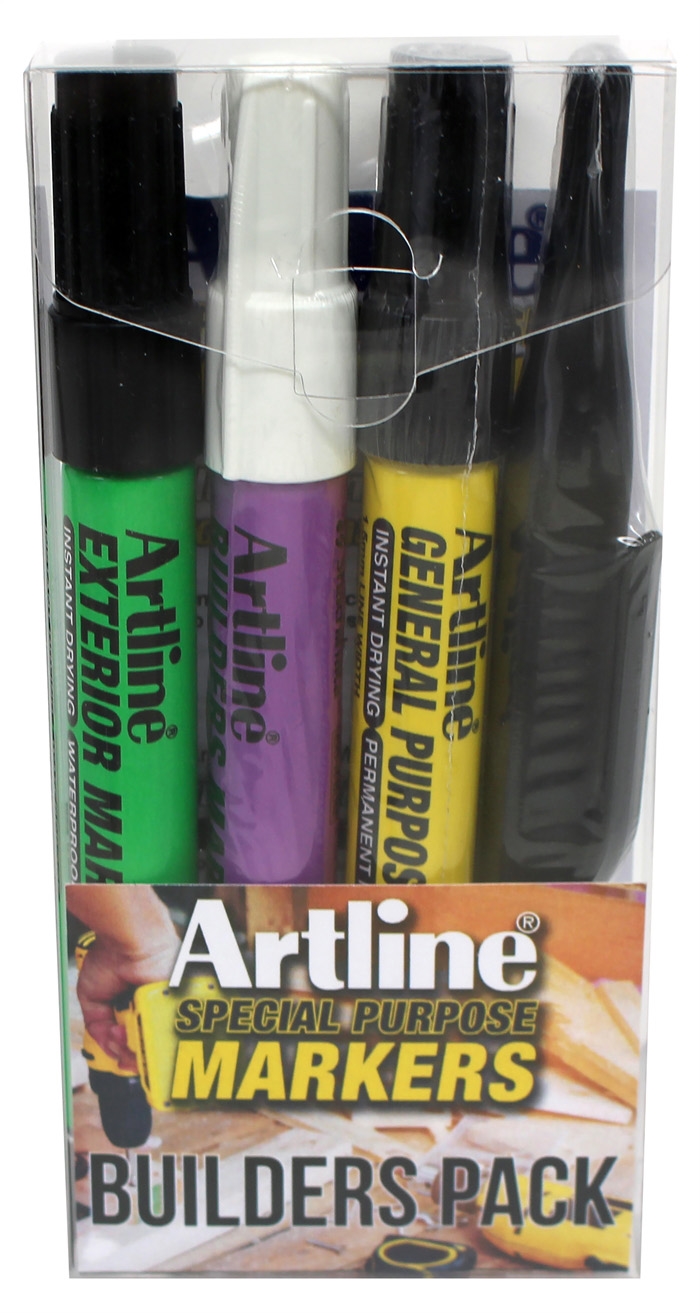 Artline Builders Kit 4-Pack