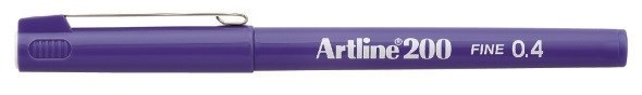 Artline Fineliner 200 Fine 0,4 sininen