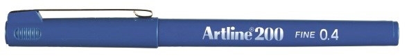 Artline fineliner 200 hieno 0,4 kuninkaallinen sininen
