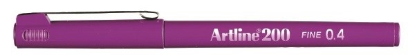 Artline Fineliner 200 Fine 0,4 Purple