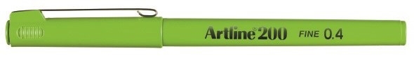 Artline Fineliner 200 Fine 0,4 Lime Green
