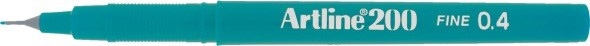 Artline fineliner 200 hieno 0,4 tummanvihreä