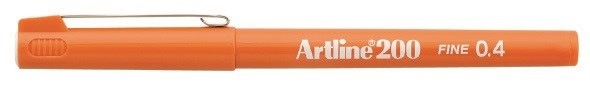 Artline Fineliner 200 Fine 0,4 Oranssi